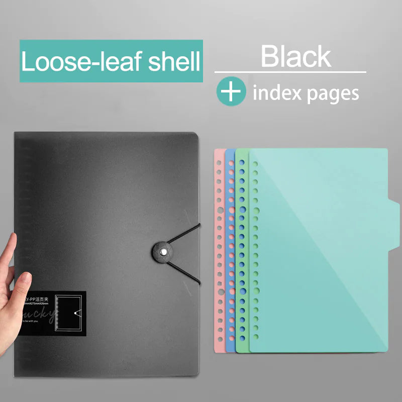 Transparent Binder Notebook WEM Support (www.WEM.support)
