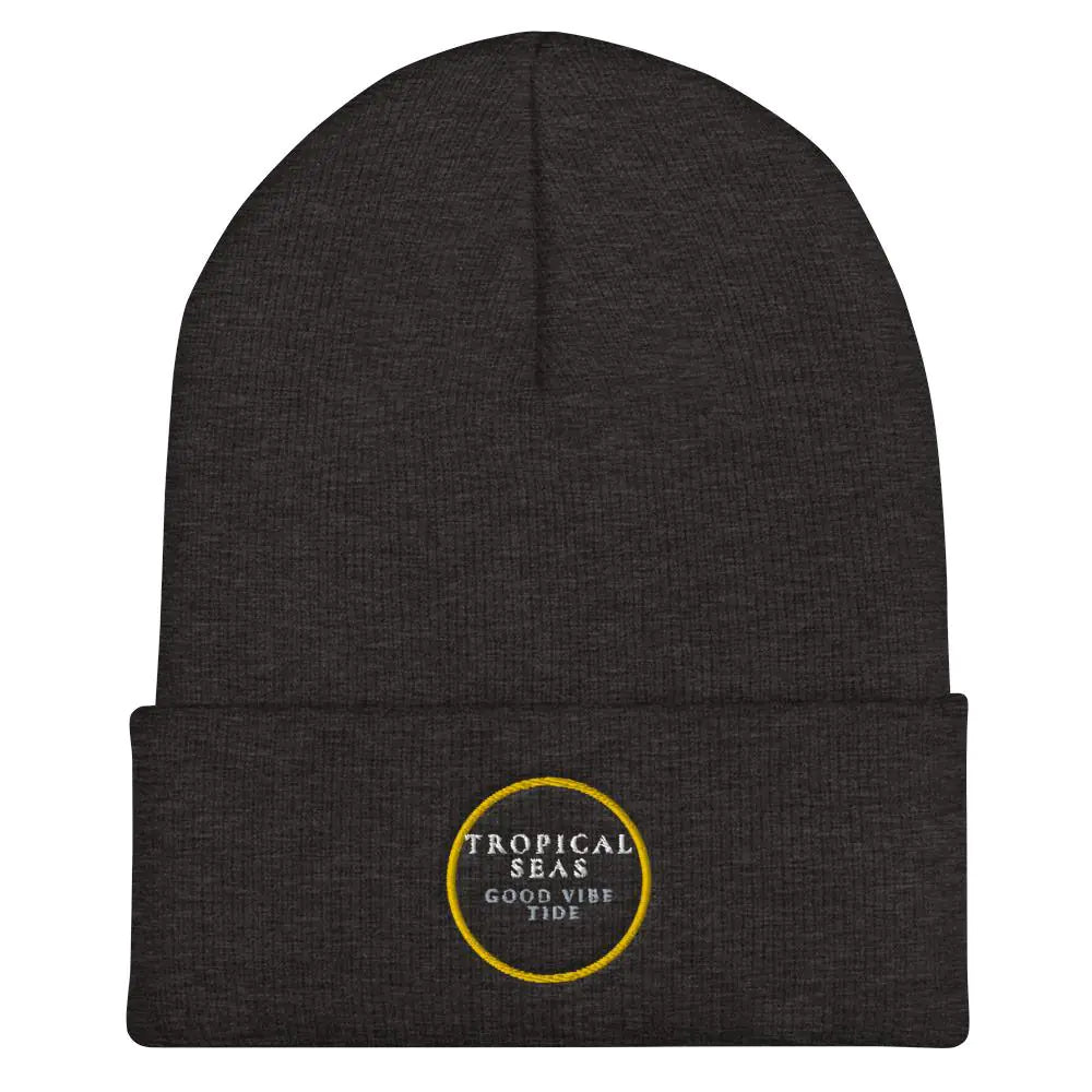 Tropical Seas Cuffed Beanie WEM Support (www.WEM.support)