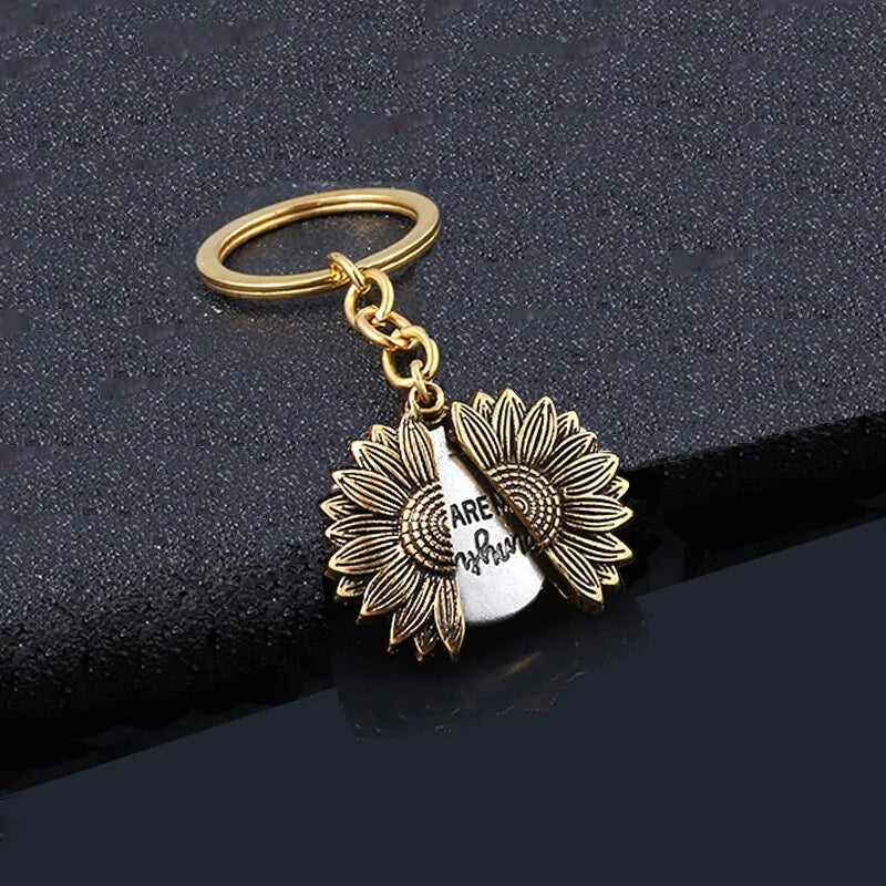Sunflower Necklace And Hidden Message Necklace WEM Support (www.WEM.support)
