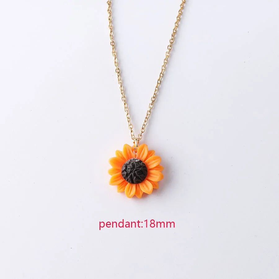 Sunflowers Necklace WEM Support (www.WEM.support)