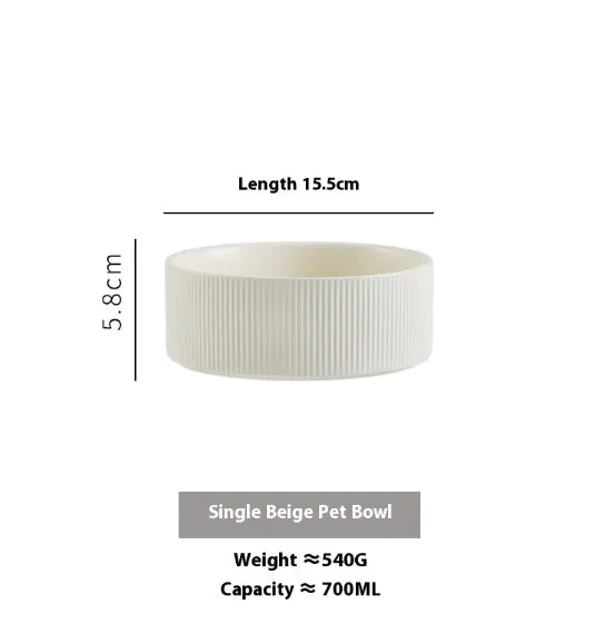 Stable Pet Ceramic Bowl