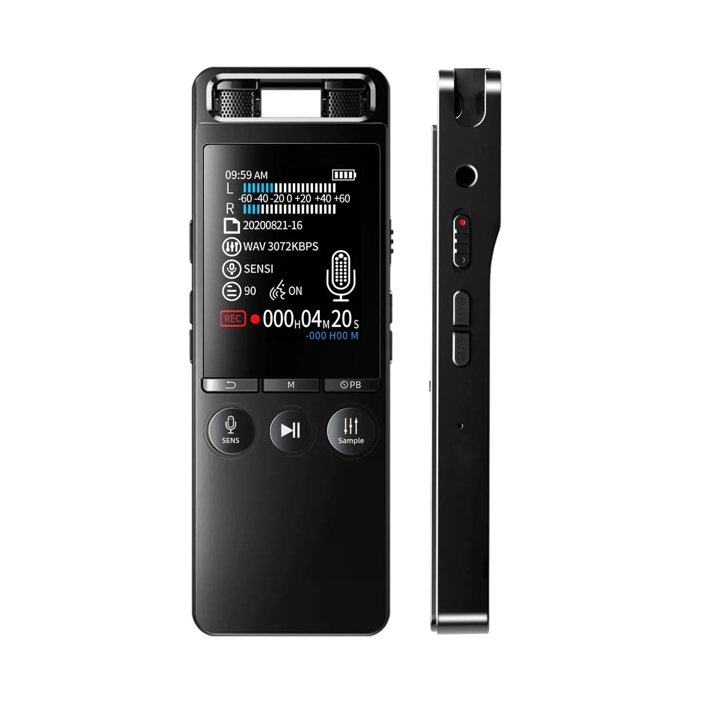 80GB HD Dual-Mic Voice Recorder HejK.com Marketplace LLC