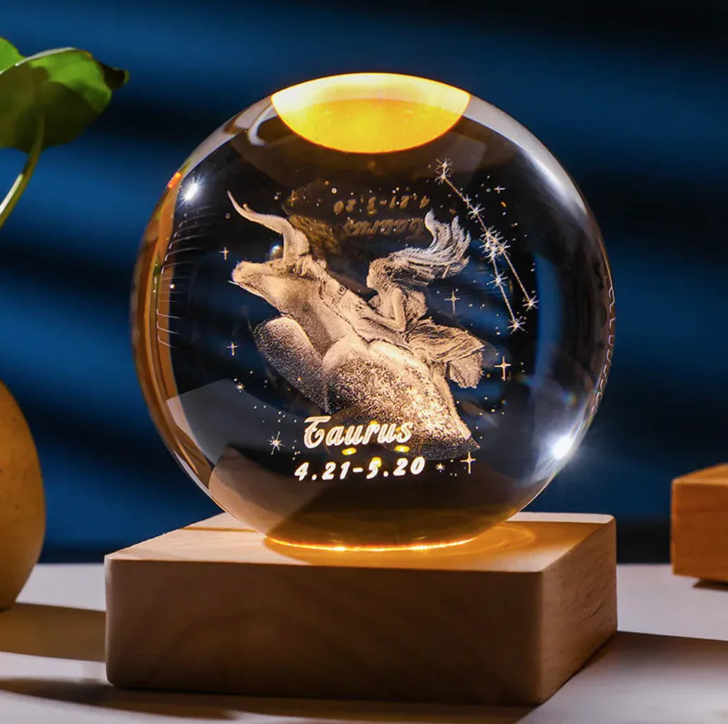 3D Constellation Crystal Night Light WEM Support (www.WEM.support)