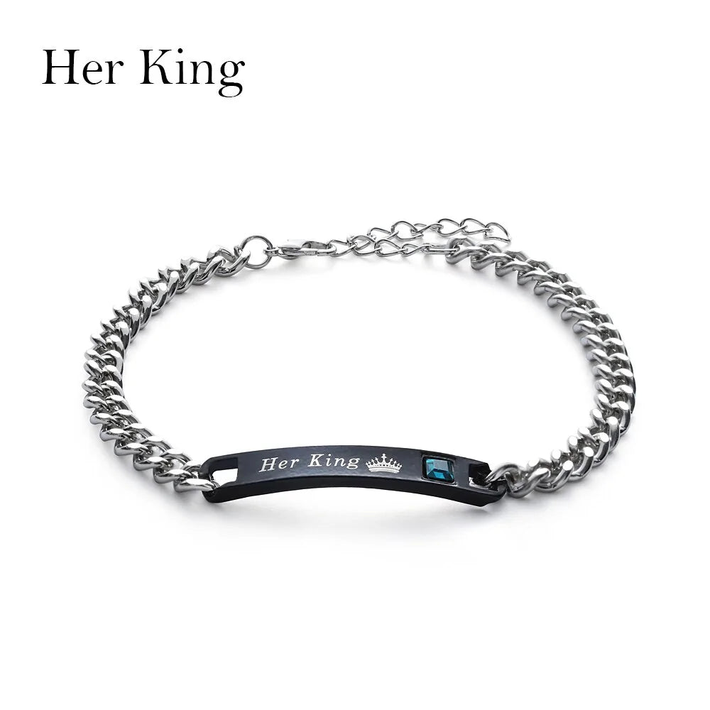 Trendy Lovely Couple Bracelets WEM Support (www.WEM.support)