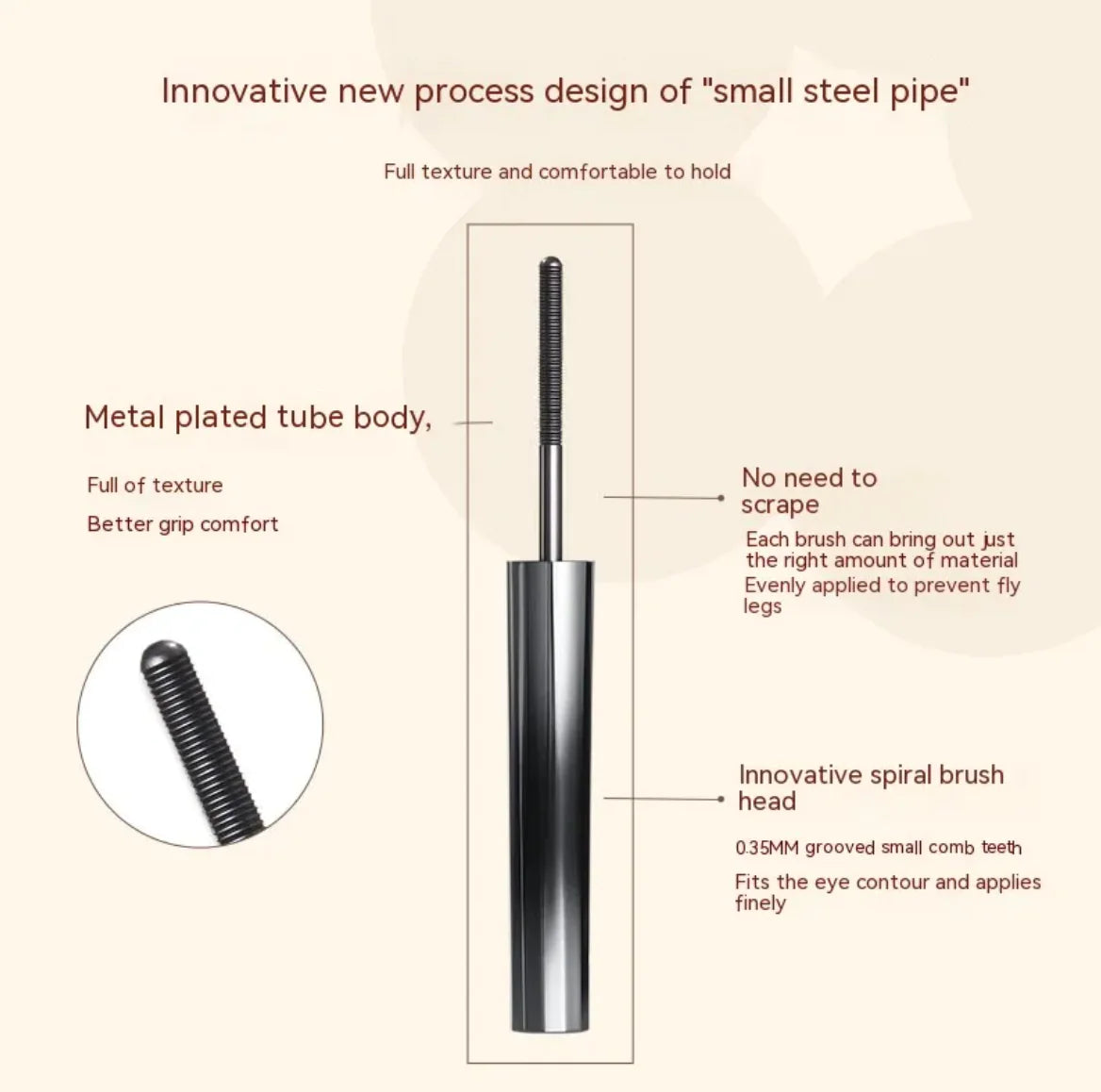 Waterproof 3D Curling Mascara WEM Support (www.WEM.support)
