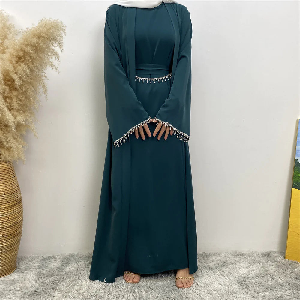 Women's Sleeveless Dress Cardigan Set WEM Support (www.WEM.support)