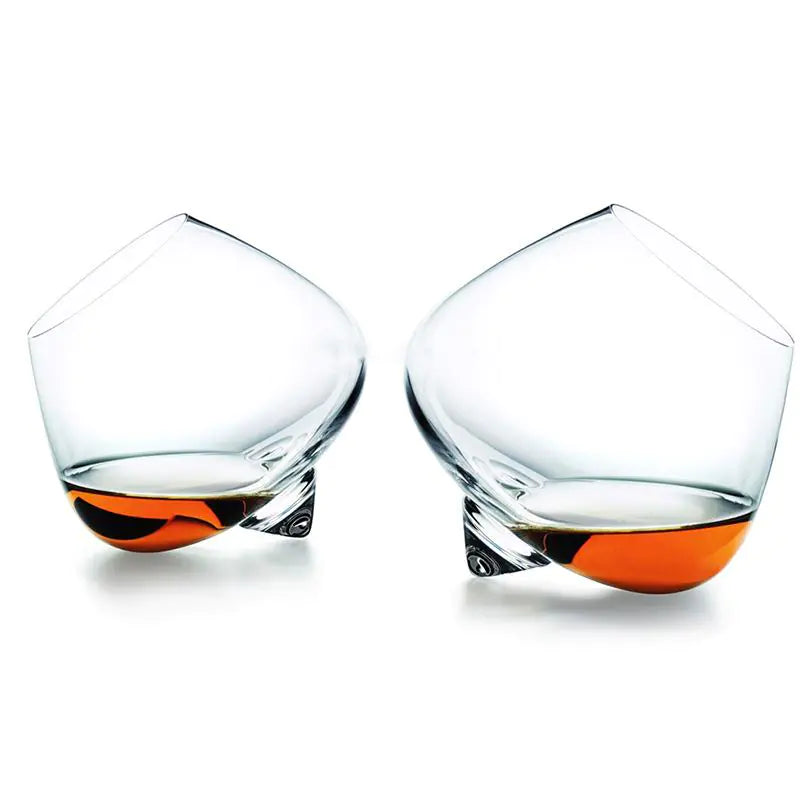 Copo de Uísque de Balanço de Cristal