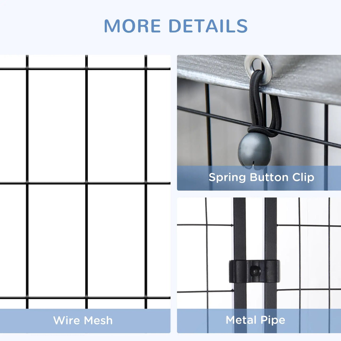 The Dog Playpen Has A Lockable Door And A Waterproof Canopy For Small And Medium-sized Dogs WEM Support (www.WEM.support)