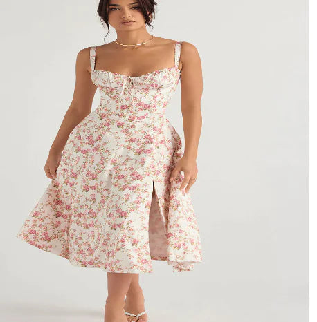 Vestido Elegante Parisino - Maxi Floral con Corsé HejK.com Marketplace LLC