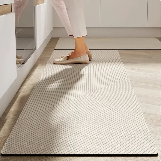Tapete de Cozinha Absorvente Antiderrapante