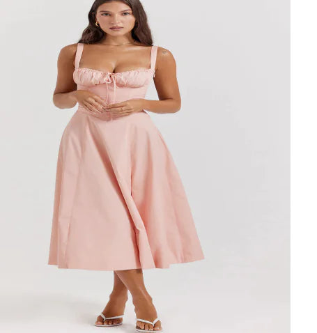 Vestido Elegante Parisino - Maxi Floral con Corsé HejK.com Marketplace LLC