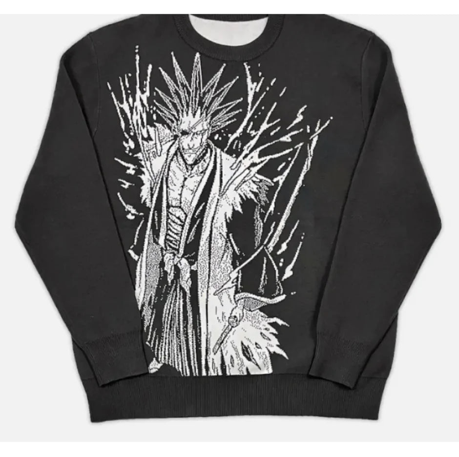 Vintage Wool Punk Style Sweater HejK.com
