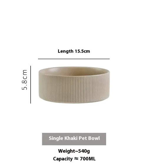 Stable Pet Ceramic Bowl