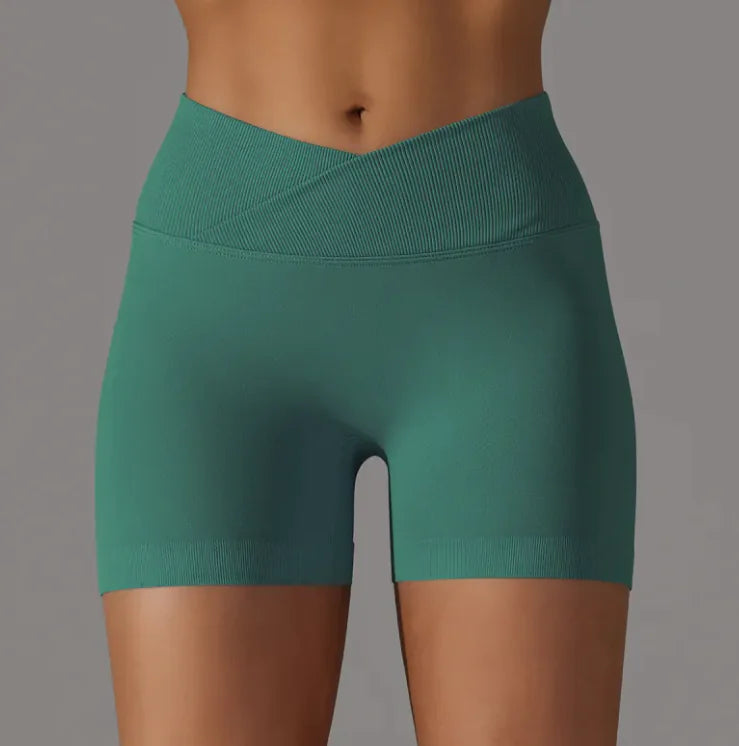 Women's Fashion Simple High Waist Shorts WEM Support (www.WEM.support)