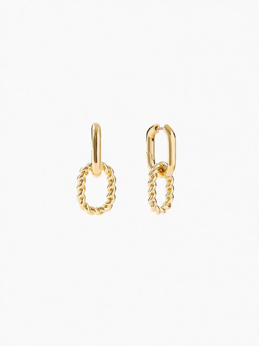 Sterling Silver Double Ring Earrings WEM Support (www.WEM.support)