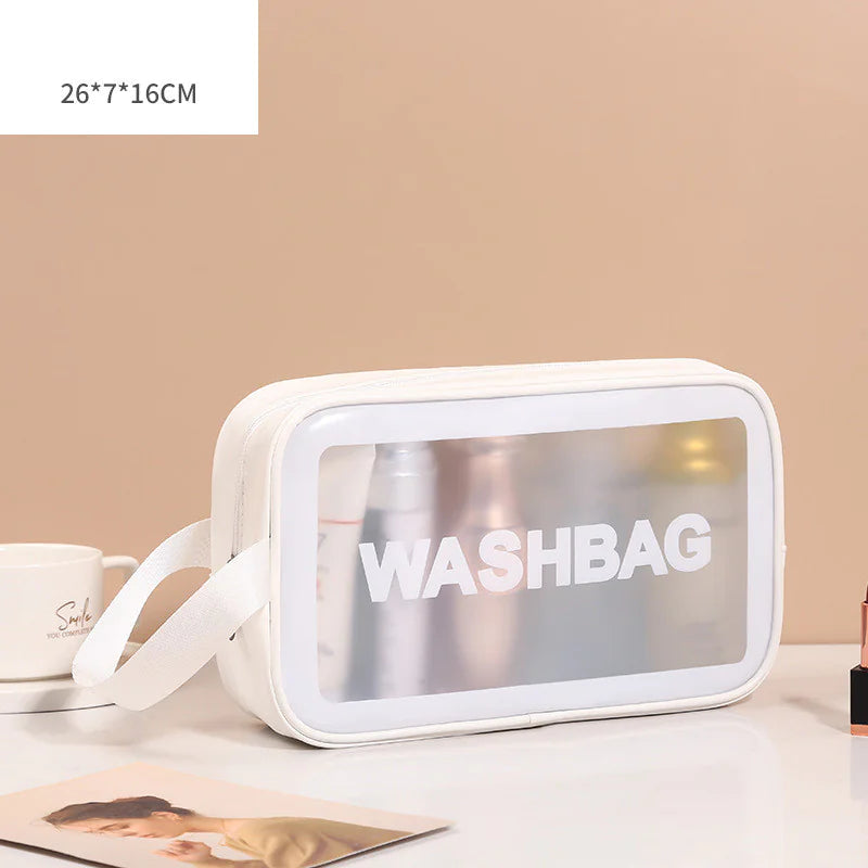 Transparent Makeup and Wash Bag Set WEM Support (www.WEM.support)