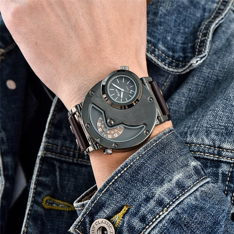 Two Time Zone Sports Wristwatch WEM Support (www.WEM.support)