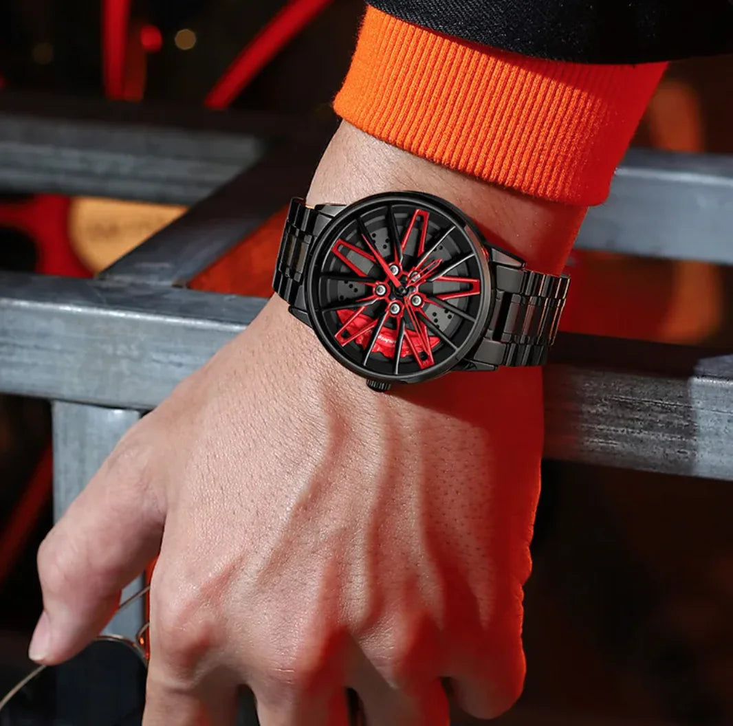 3D Hollow Kini Car Quartz Watch WEM Support (www.WEM.support)