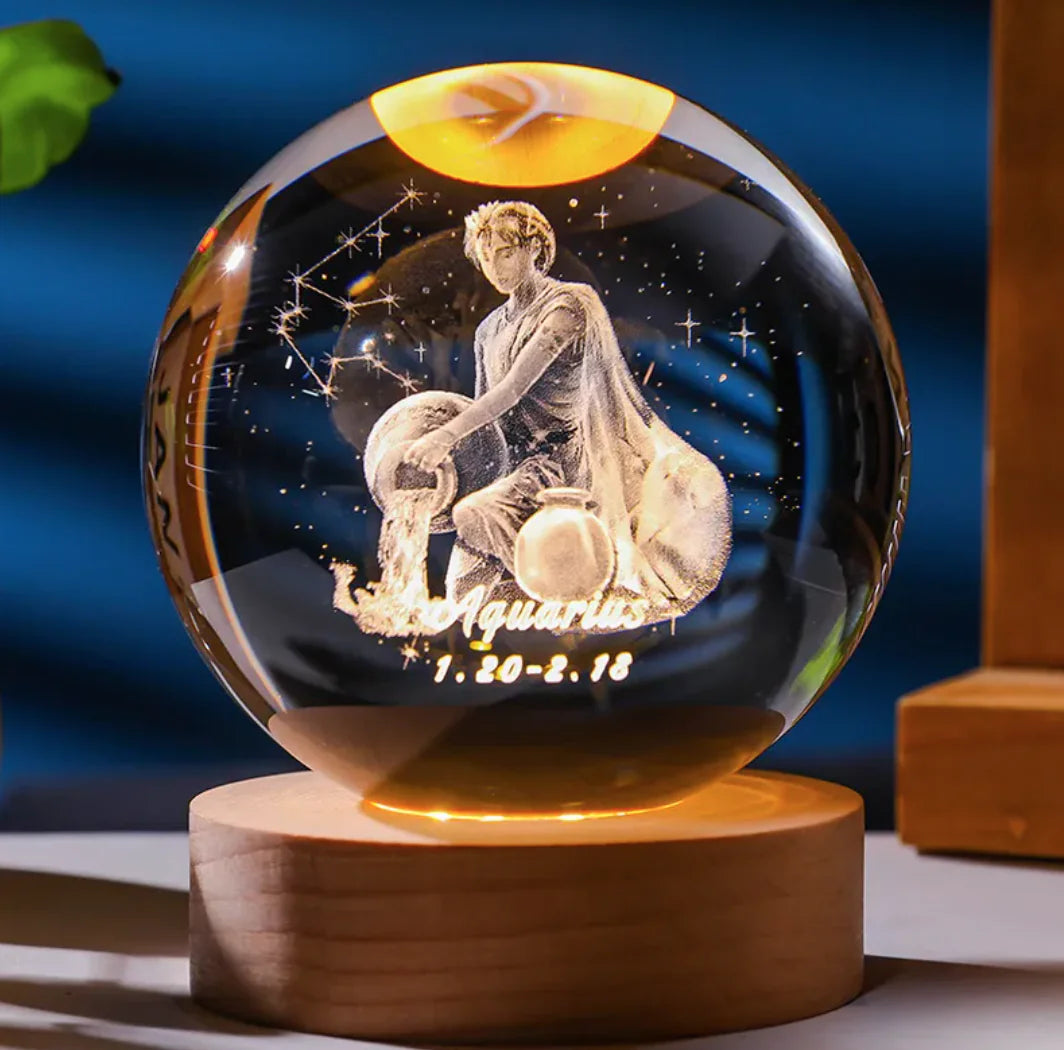 3D Constellation Crystal Night Light WEM Support (www.WEM.support)