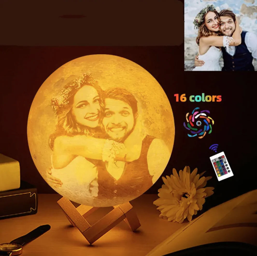 3D Printed Lunar Night Light WEM Support (www.WEM.support)