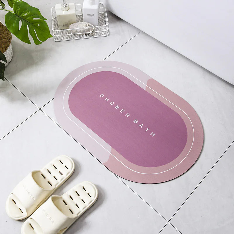 Absorbent Crystal Velvet Floor Mat WEM Support (www.WEM.support)