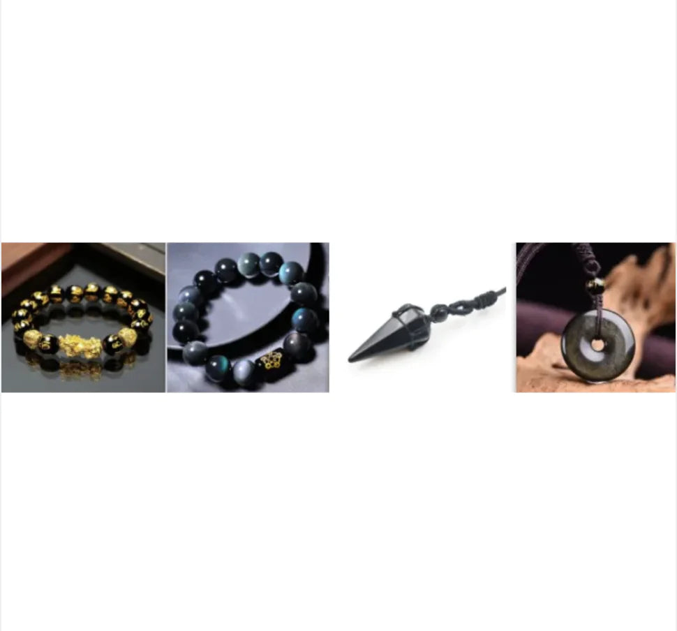 Vietnam Sand Gold Obsidian Bracelet for Men and Women WEM Support (www.WEM.support)