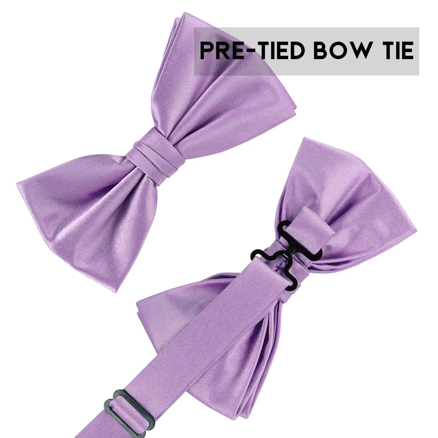 TIE G Solid Color Men's Suspender + Woven Bow Tie Set for Wedding : Vivid Color, Adjustable Brace, Strong Clip, Elastic Band Charcoal Grey My Store