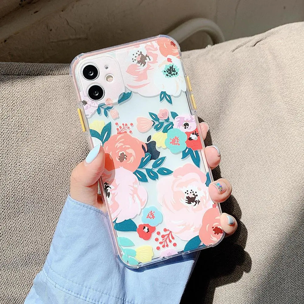 Vibrant Floral Phone Case WEM Support (www.WEM.support)