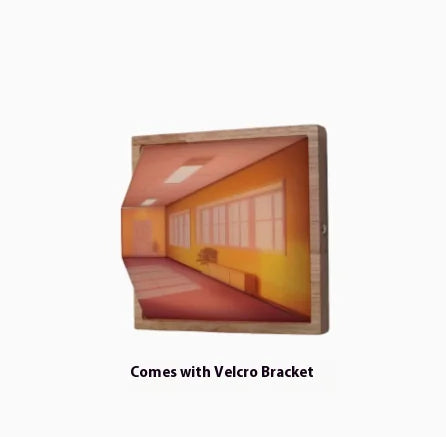 3D Naked Eye Vision Night Light Wall Lamp WEM Support (www.WEM.support)