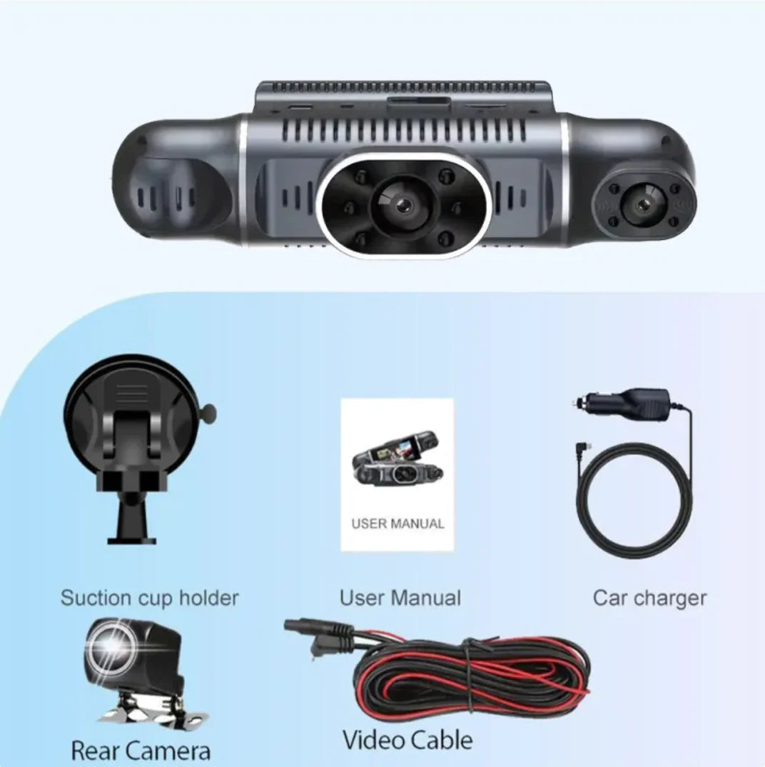 4-Way WiFi Driving Recorder WEM Support (www.WEM.support)