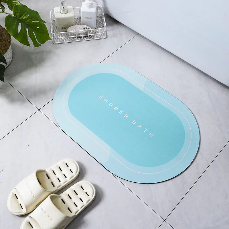 Absorbent Crystal Velvet Floor Mat WEM Support (www.WEM.support)