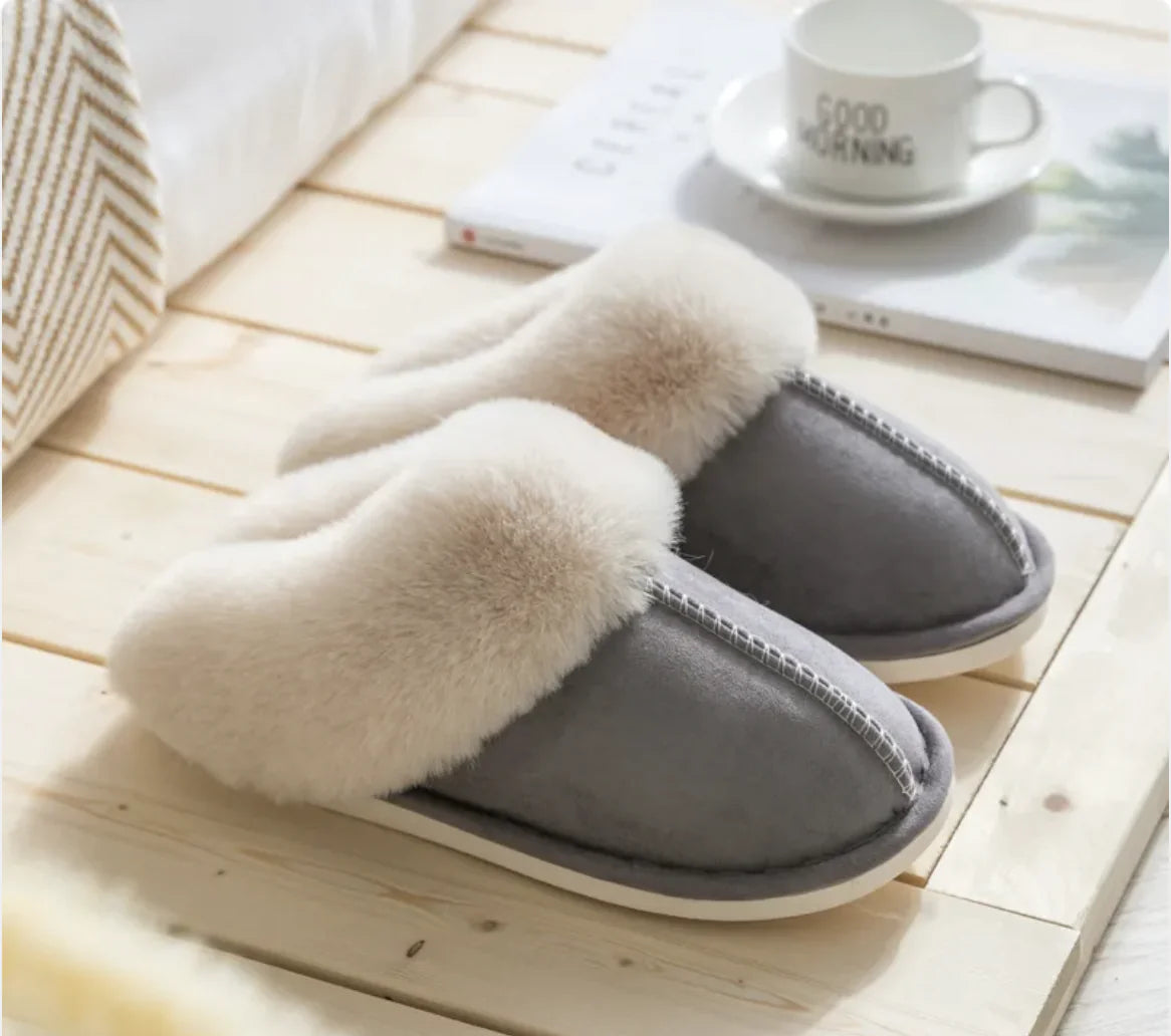 Women's Plush Cotton Slippers HejK.com