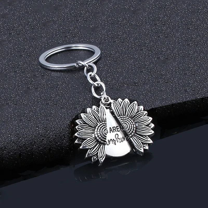 Sunflower Necklace And Hidden Message Necklace WEM Support (www.WEM.support)