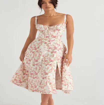 Vestido Elegante Parisino - Maxi Floral con Corsé HejK.com Marketplace LLC