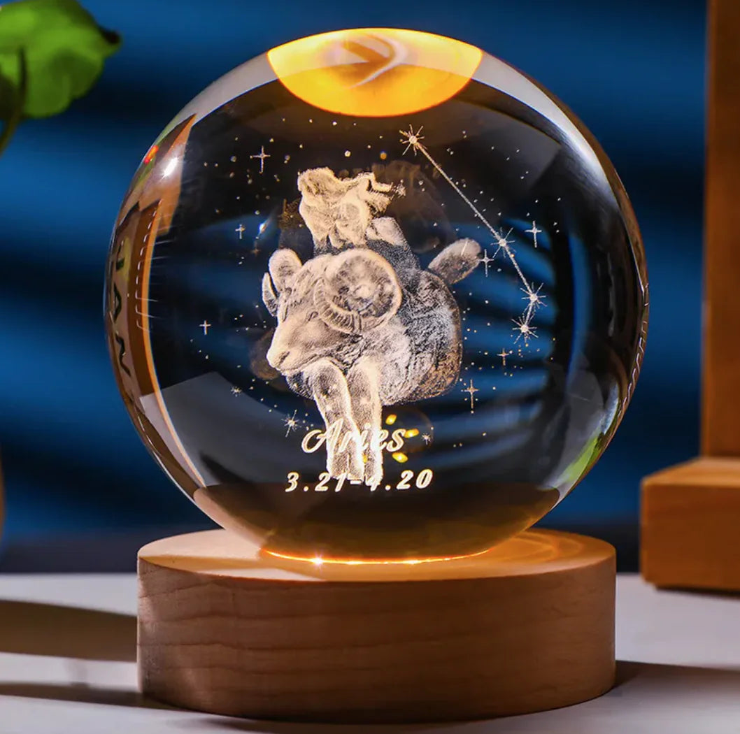 3D Constellation Crystal Night Light WEM Support (www.WEM.support)