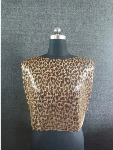 Women's Sequin Metallic Top WEM Support (www.WEM.support)