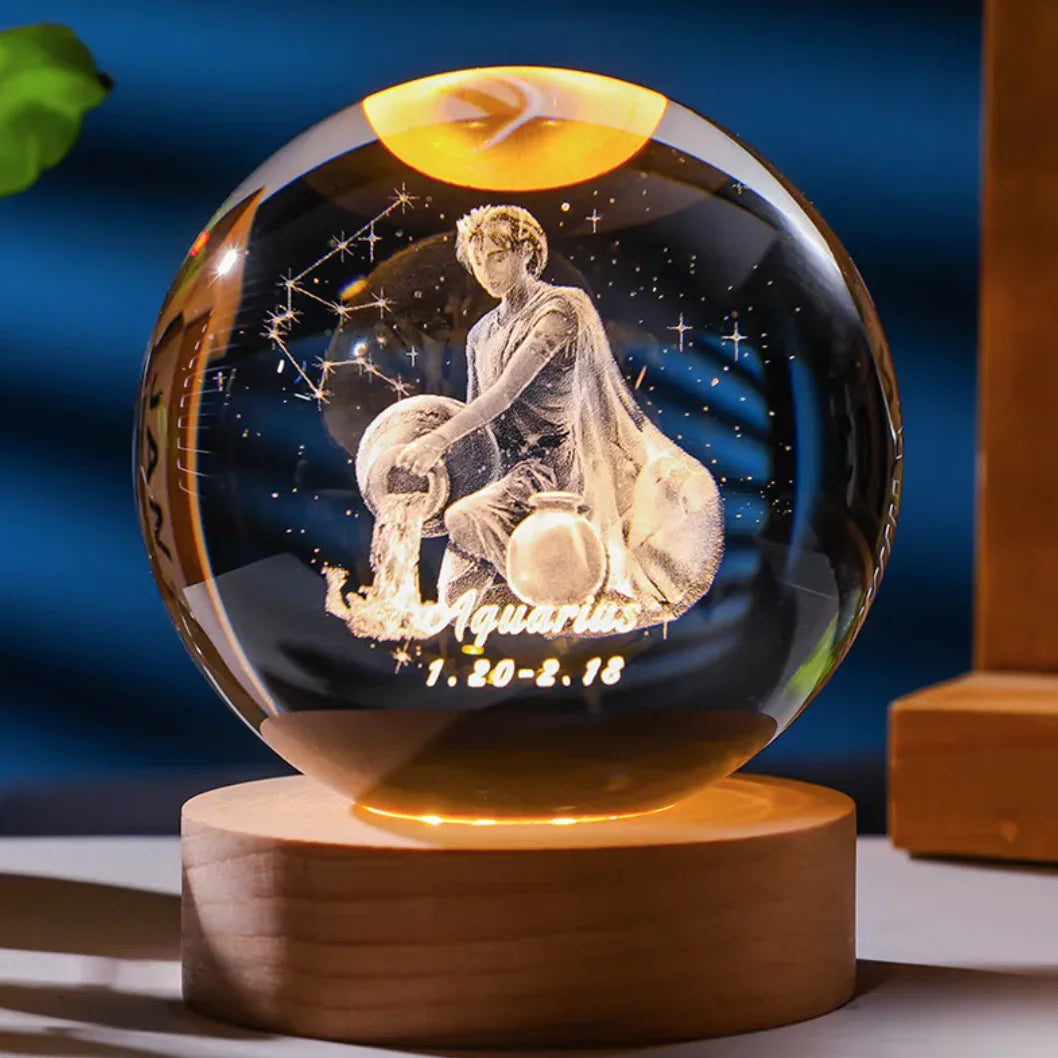 3D Constellation Crystal Night Light WEM Support (www.WEM.support)