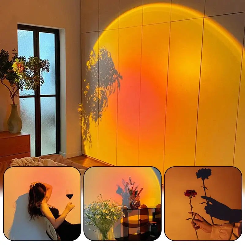 Sunset-Inspired LED Lamp WEM Support (www.WEM.support)