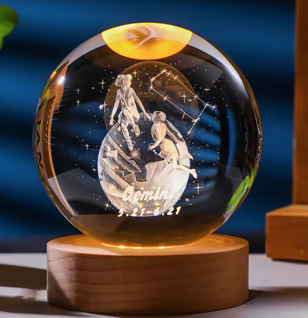 3D Constellation Crystal Night Light WEM Support (www.WEM.support)