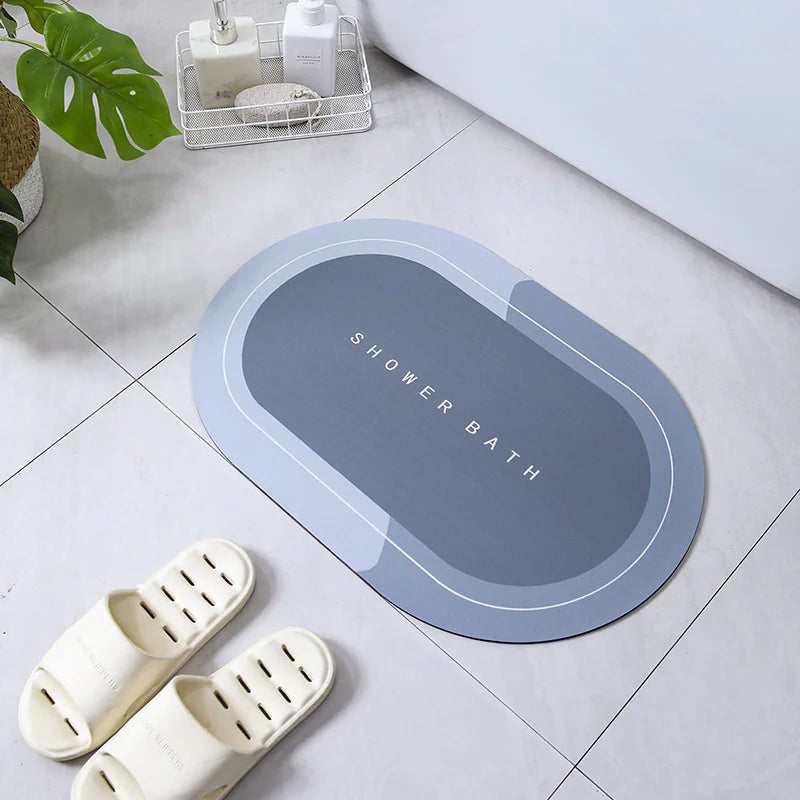 Absorbent Crystal Velvet Floor Mat WEM Support (www.WEM.support)