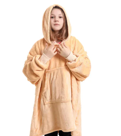 Women's Hooded Pullover Sweater Blanket WEM Support (www.WEM.support)