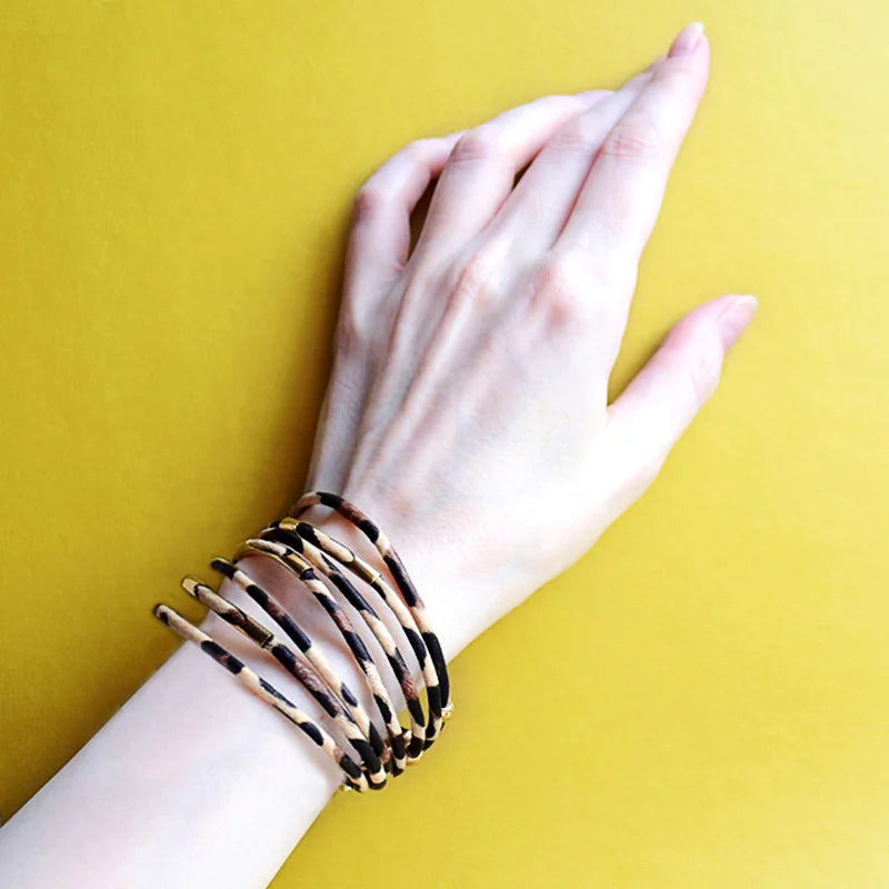 Trendy Leopard Leather Band