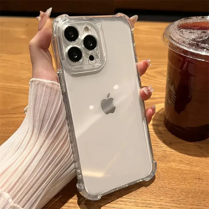 Transparent Shockproof Case for iPhone WEM Support (www.WEM.support)
