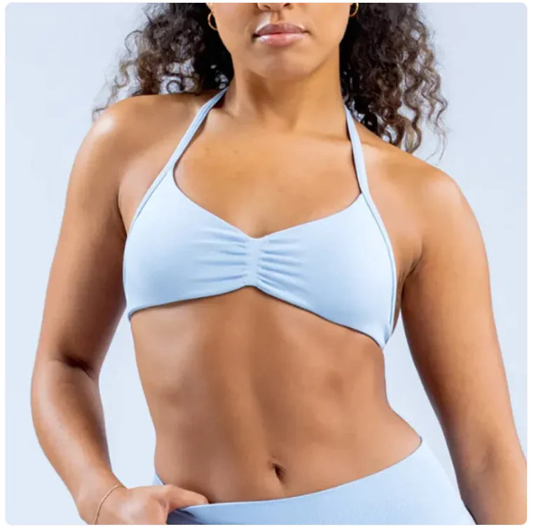 Women's Halter Back Sports Bra HejK.com