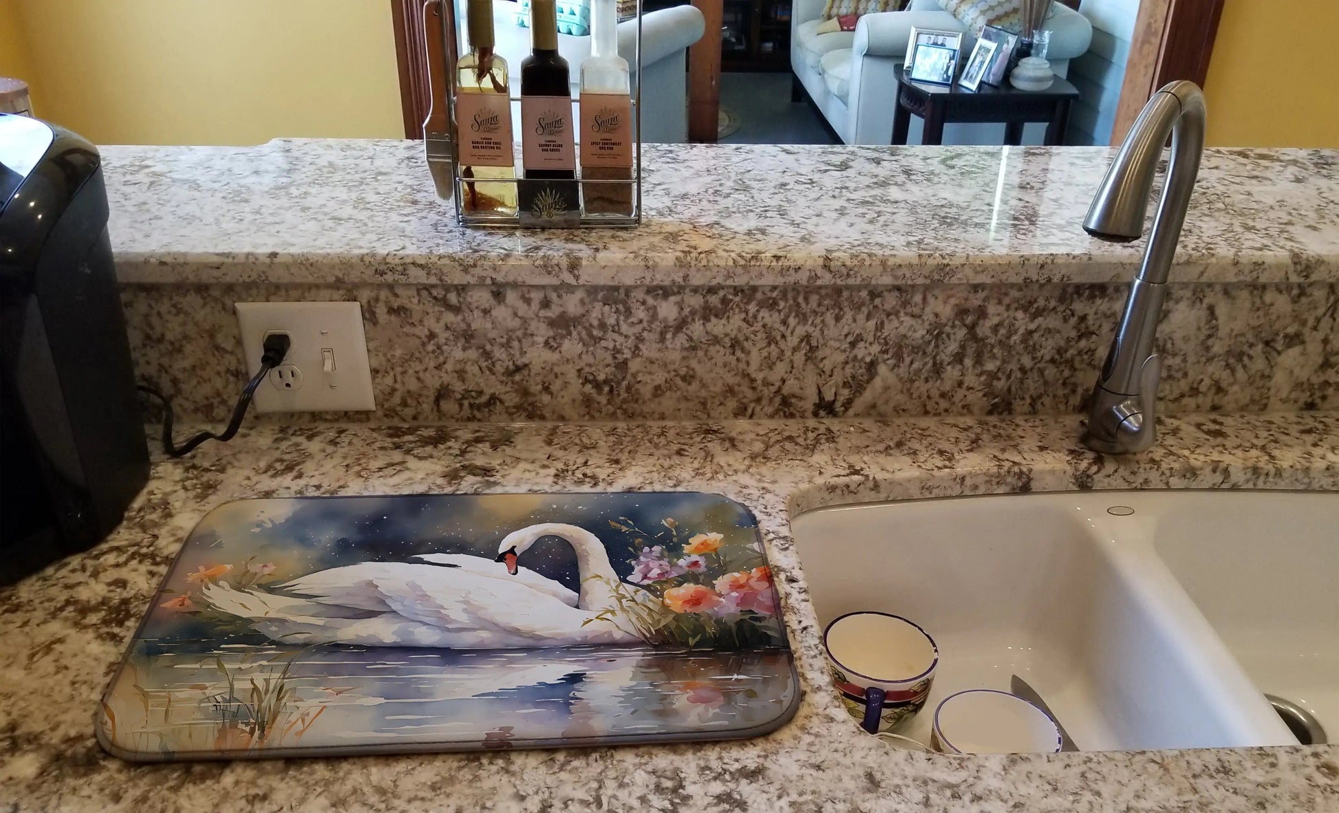 Swan Dish Drying Mat WEM Support (www.WEM.support)