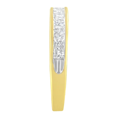 14KT Yellow Gold Diamond Channel Band Ring (1 cttw, H-I Color, SI2-I1 Clarity) WEM Support (www.WEM.support)