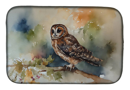 Tawny Owl Dish Drying Mat WEM Support (www.WEM.support)