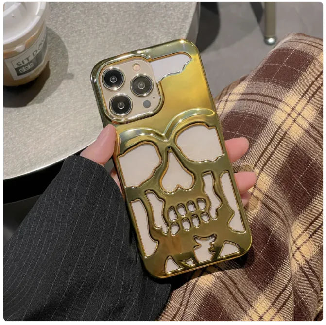 3D Skull Phone Case For I-Phone WEM Support (www.WEM.support)