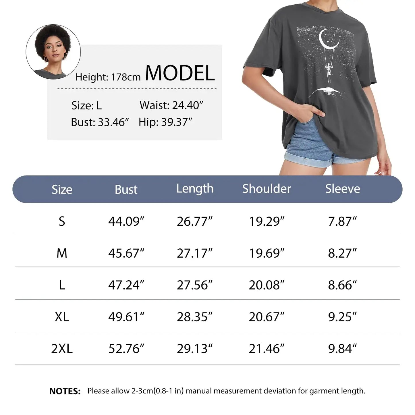 Womens Oversized Tshirt Graphic Tees Crew Neck Summer Short Sleeve Loose Fit Tops Medium Black Red Letters My Store