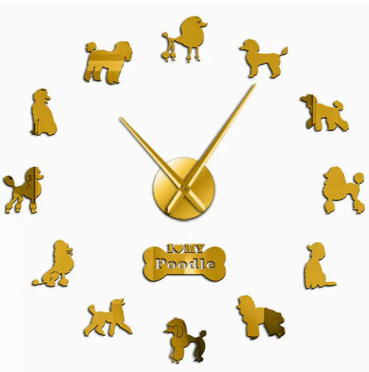3D Acrylic Mirror Wall Clock HejK.com